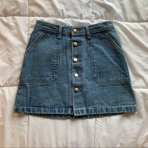 Jean Mini Skirt Size Small.
